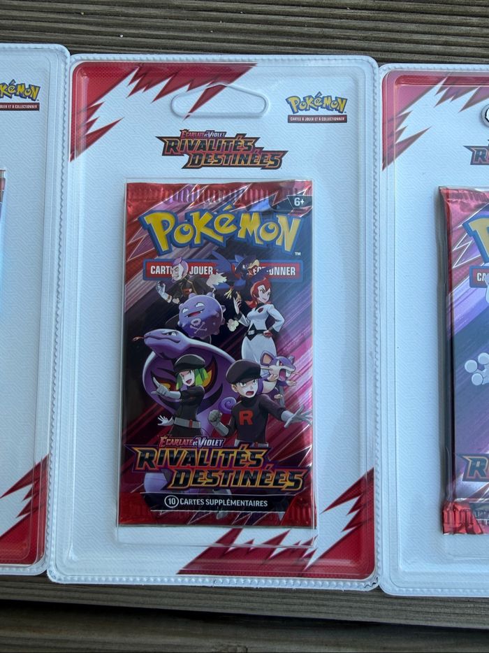Artset blister Pokémon ev10 Rivalités Destinées team rocket - photo numéro 4