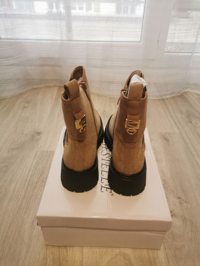 Bottine chaussettes  BESTELLE beige - taille 36 - photo numéro 3