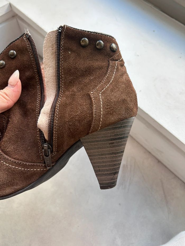 Bottines style western/boho chic – Taille 38 - photo numéro 10