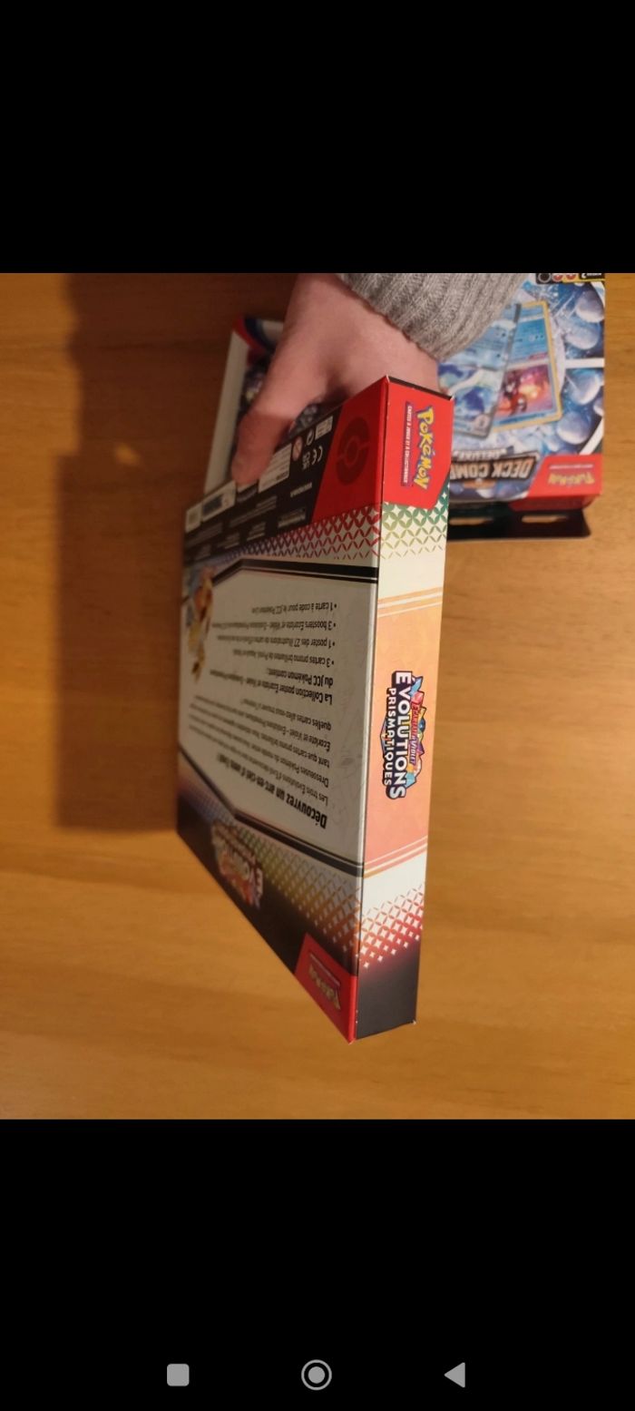 Lot Items cartes Pokémon poster évolutions Prismatiques EV8.5 booster EV1 starters deck amphinobi - photo numéro 5