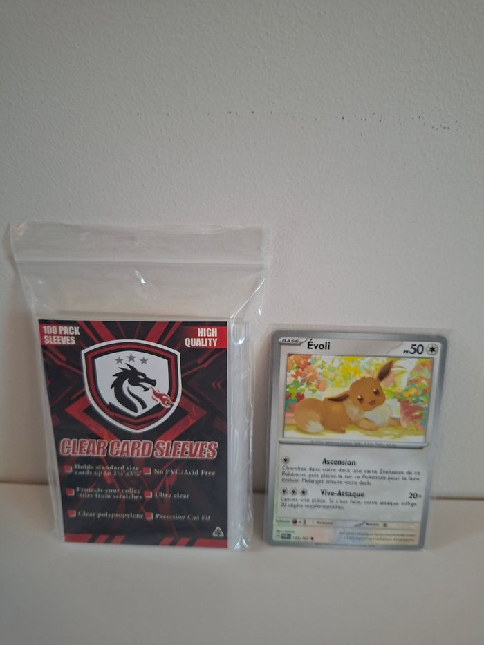 Paquet de 100 sleeves classique souple pour cartes Pokémon de qualité premium FireMint 🔥 - photo numéro 2