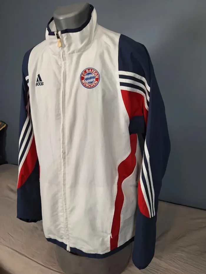 Veste vintage Adidas Bayern Munich – Années 2000 – Taille L (563) - photo numéro 7