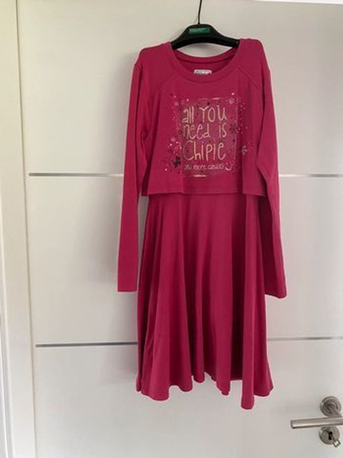 Robe ML rose Chipie 10ans - photo numéro 7