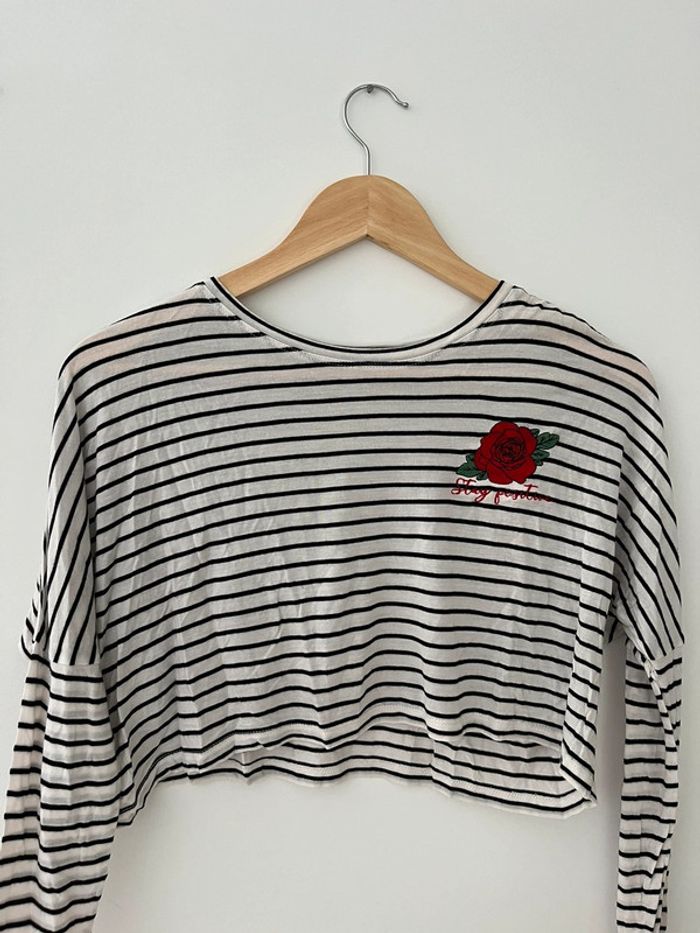tee shirt à rayures