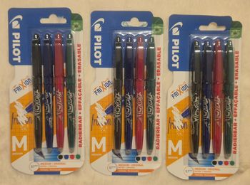 Stylos effaçable frixion 