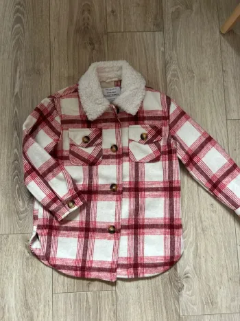Veste à carreaux 6/7 ans