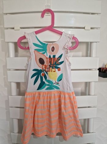 robe blanche et orange Orchestra