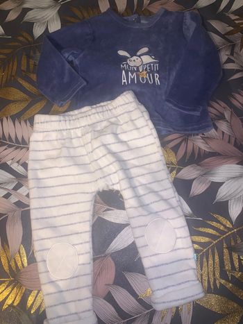 Pyjamas 2 pièce 12 mois sucre d’orge