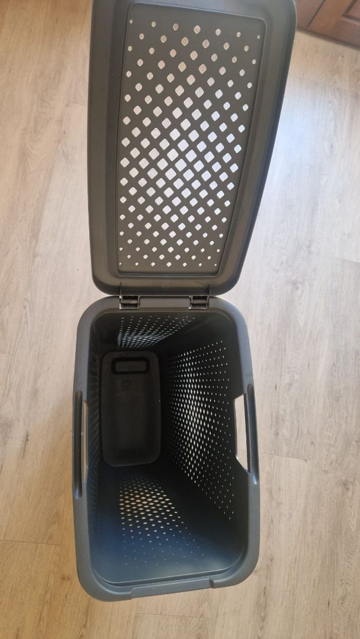 Panier a linge avec couvercle - photo numéro 3