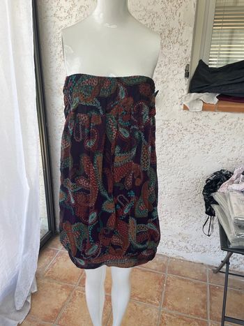 Robe sans bretelles