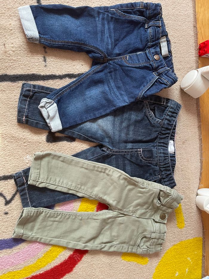 Lot jeans bébé fille