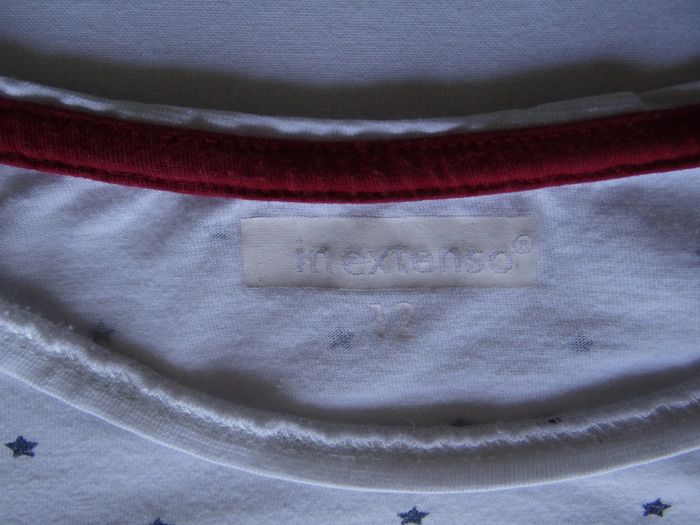 t-shirt manches longues blanc 12 ans - photo numéro 8