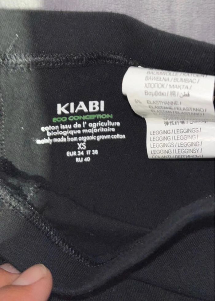 Legging noir femme xs 34 kiabi - photo numéro 2