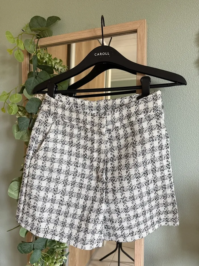 Magnifique short en tweed femme