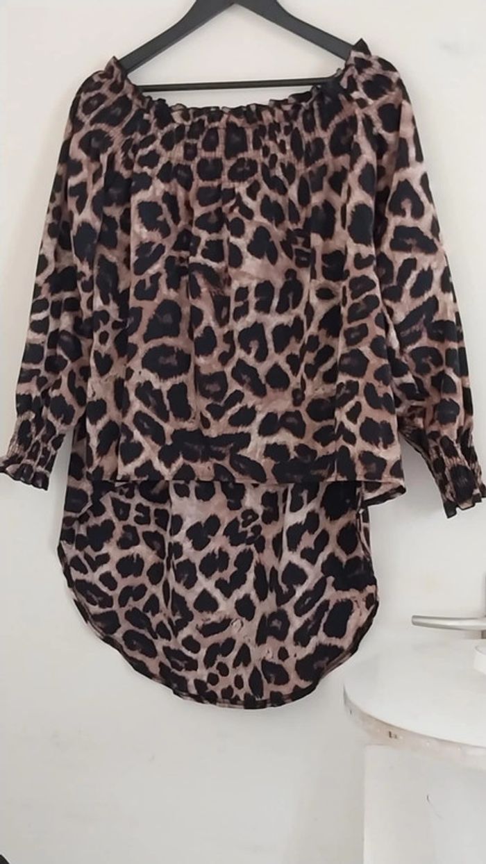 Tunique boohème leopard - photo numéro 2