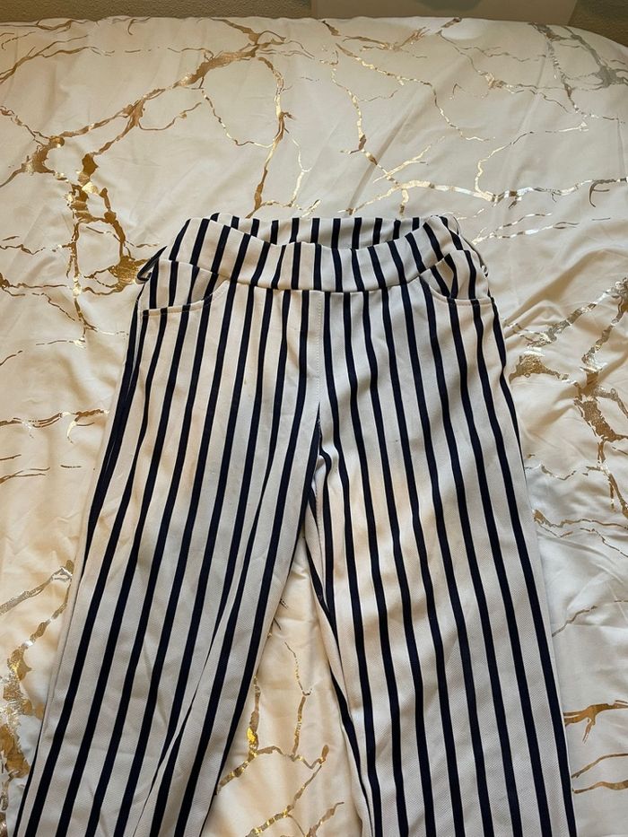 Pantalon fluide à rayure - photo numéro 2