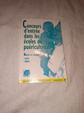 Concours d'entrée dans les écoles de puéricultrices