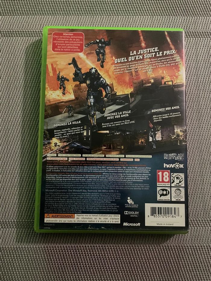 Crackdown 2 Jeu XBox 360 FR - photo numéro 3