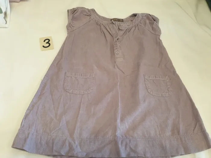 Robe mauve Bout'chou 3 ans