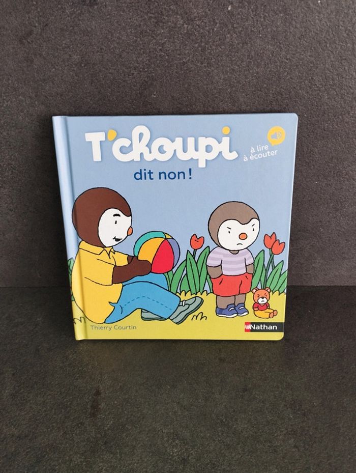 Livre T'choupi dit non!