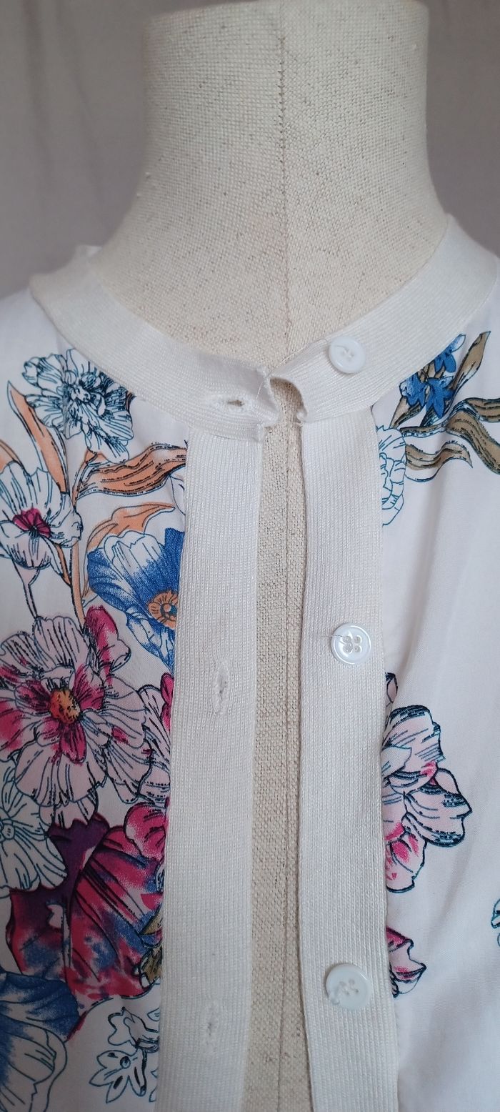 Très joli gilet 2 matière femme T S - photo numéro 6