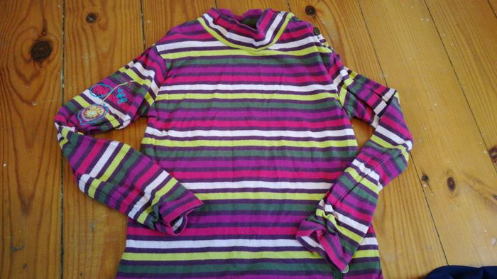 Lot tee shirts hiver cols roulés 5 ans - photo numéro 2