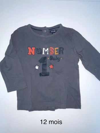 Tee shirt 12 mois