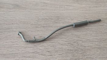 Ligne échappement pièce détachée miniature jaguar SS 100 1937 1/18 burago #B62