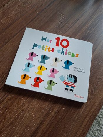Livre mes 10 petits chiens tourbillon