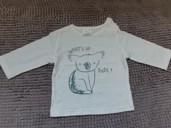 T-shirt ML Kiabi 3 mois