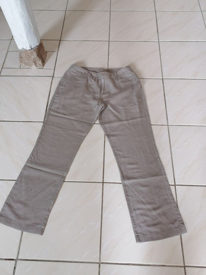 Pantalon lin femme