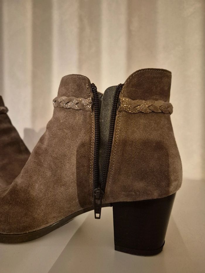 Bottines Marron femme taille 40 - photo numéro 6