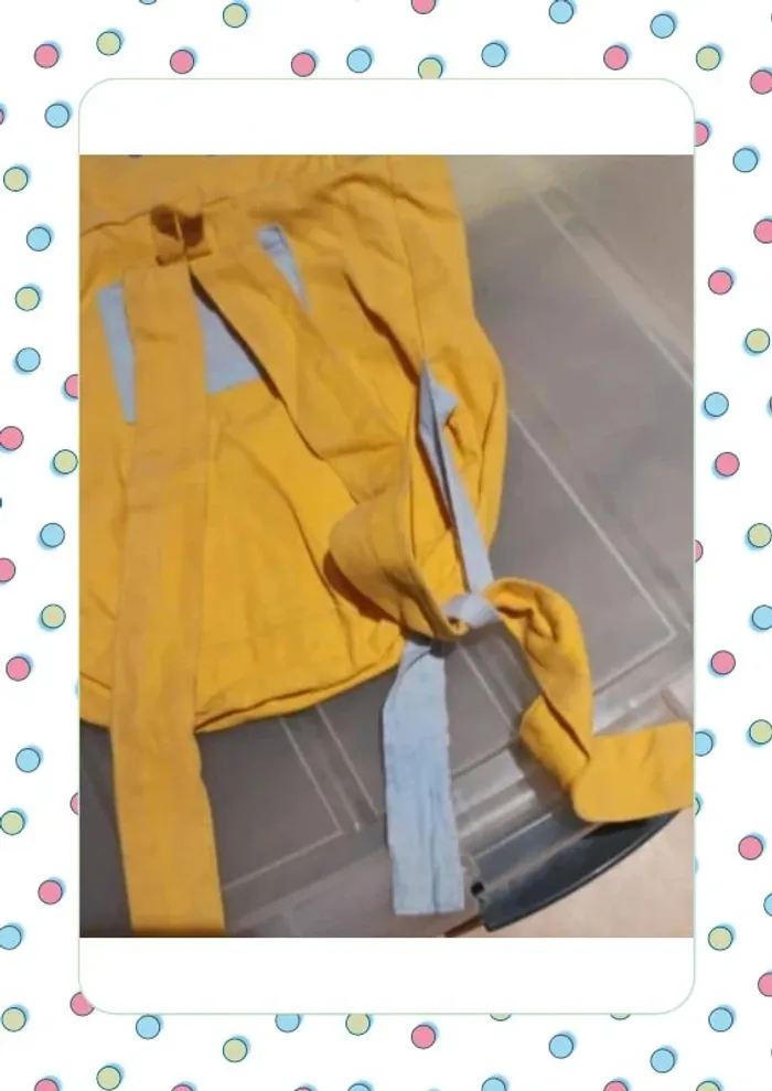 Sac a dos enfant en tissus fait main - photo numéro 4