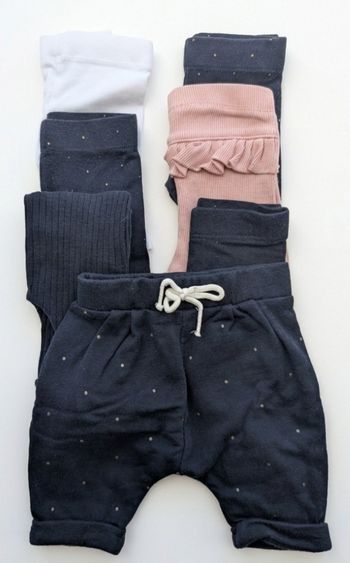 6 leggings et 1 pantalon