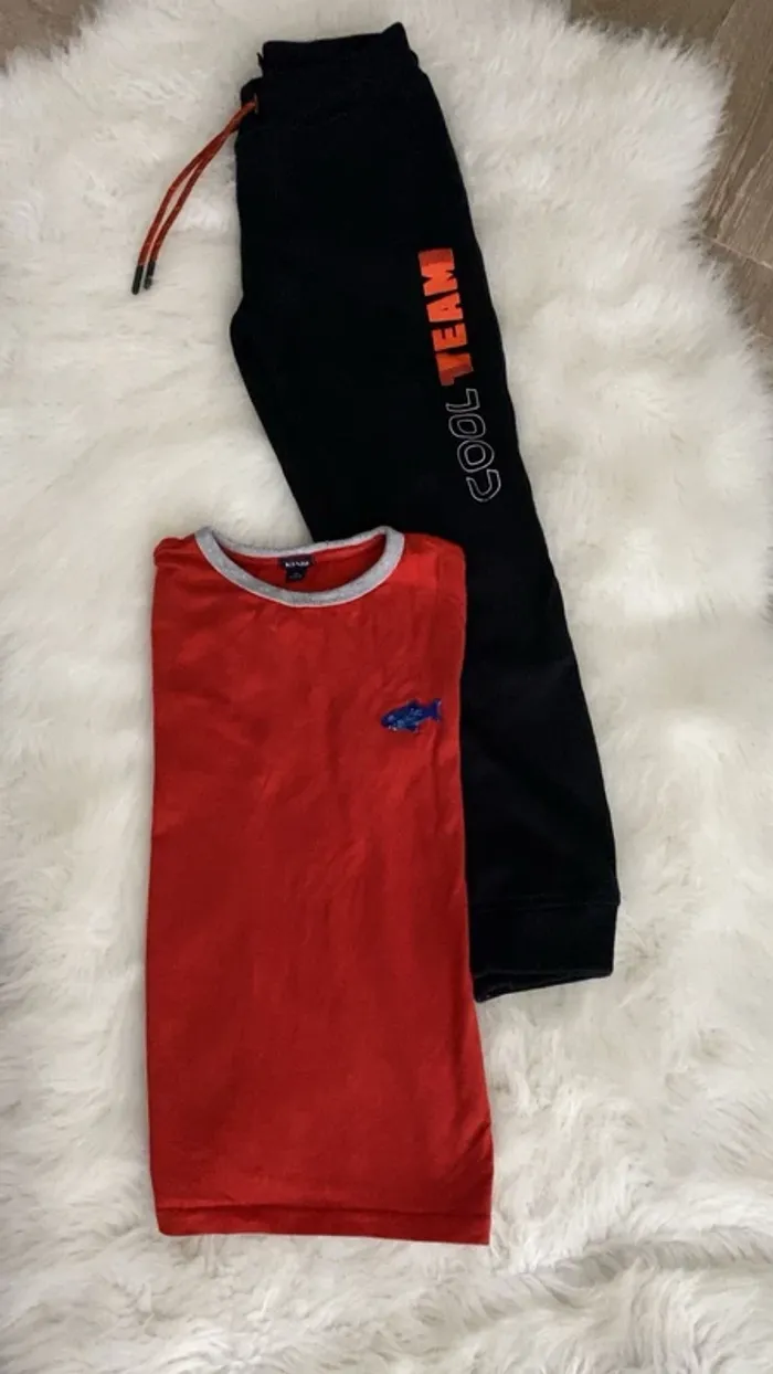 pantalon de survêtement avec t-shirt - photo numéro 2