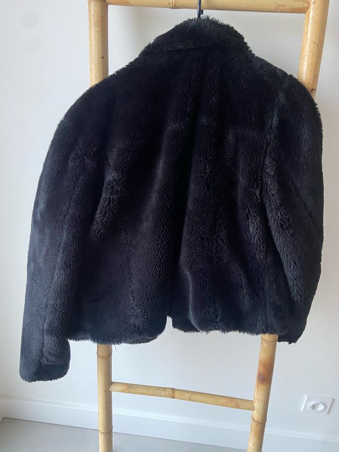 Manteau fausse fourrure Noir Jennyfer Taille L Achat occasion