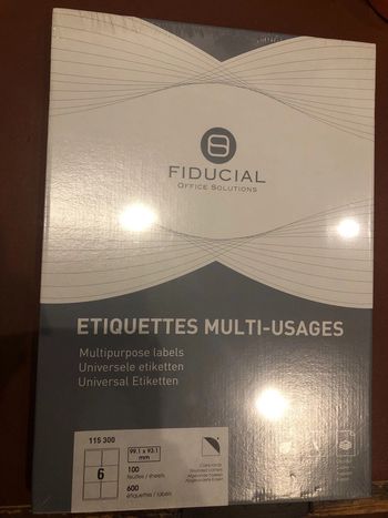 Étiquettes multi-usages x600