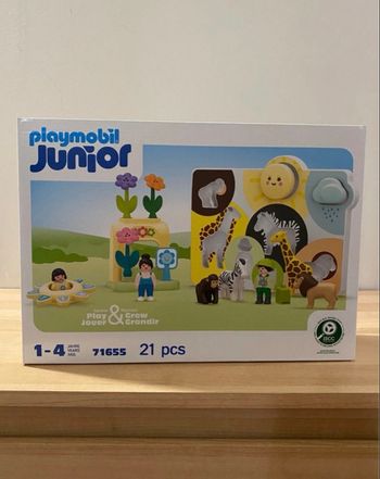 playmobil 1er âge 71655 puzzle et animaux neuf