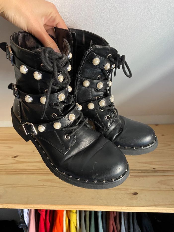 Bottines à perles - photo numéro 2