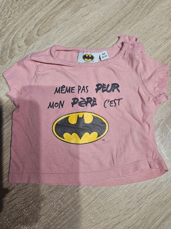 T-shirt bb Batman 6 mois