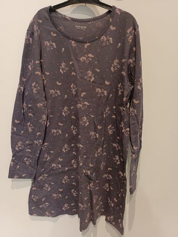 Chemise de nuit manches longues