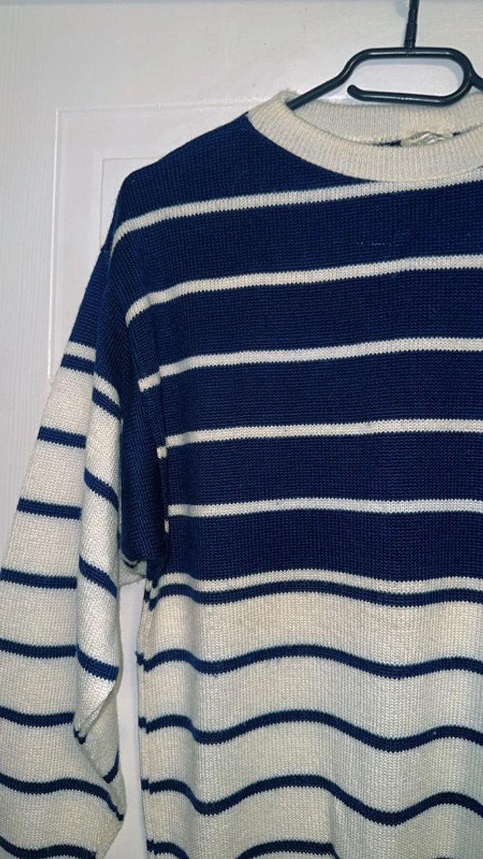 Pull À Rayures de Marins Mixte Taille L/XL - photo numéro 3