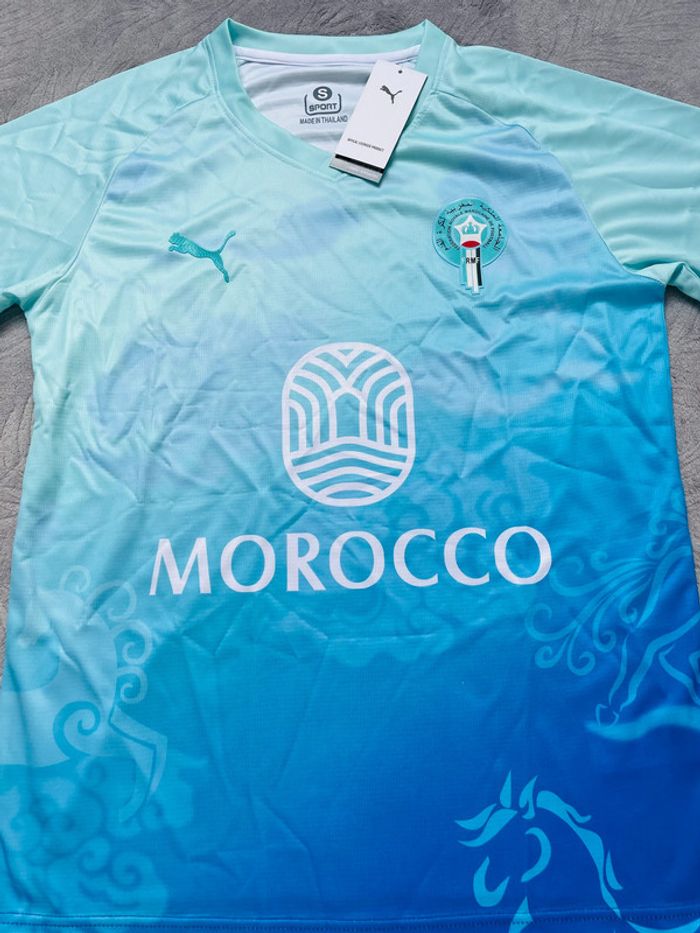 Maillot concept foot Maroc bleu taille S - photo numéro 4