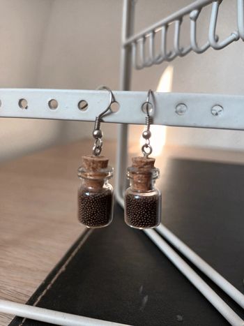 Boucles d'oreilles fioles