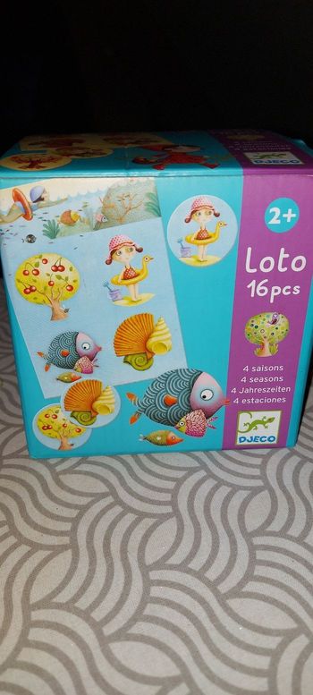 Jeu loto sur les saisons DJECO