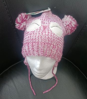 Bonnet rose collection en 3/8ans