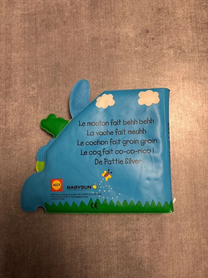 Livre bébé en plastique la ferme - photo numéro 3