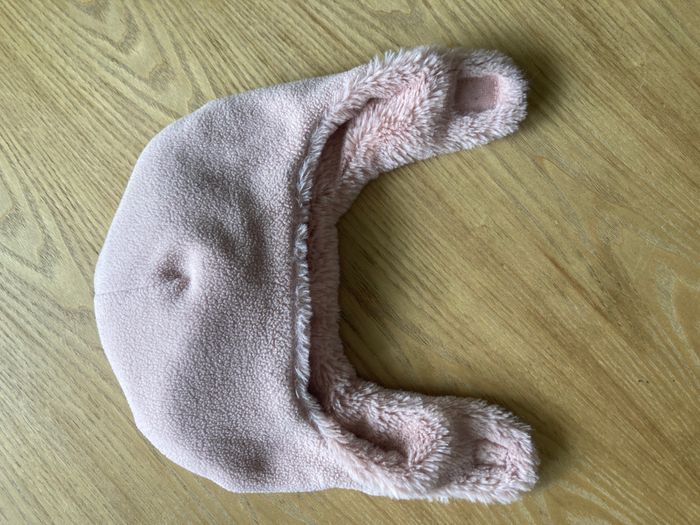 Bonnet en sherpa avec oreilles d'ourson bébé 12/18 mois - photo numéro 4