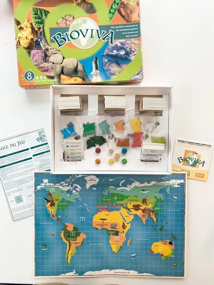 Jeu de société Bioviva - Questions amusantes et anecdotes insolites sur le monde qui nous entoure - photo numéro 4