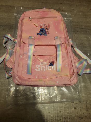 Grand sac à dos stitch idéal pour l'école